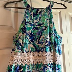 Lilly Pulitzer Ashlyn shift dress, size 12 Elephant Appeal